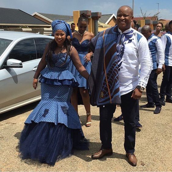Stylish shweshwe wedding dresses Gallery 2020 – styles 2d