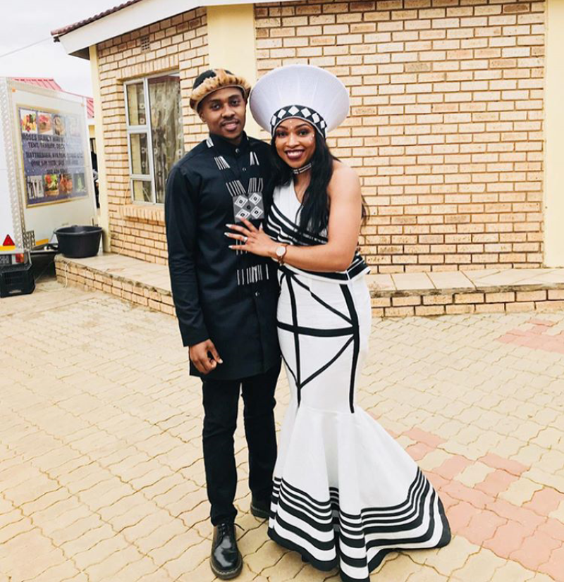 isixhosa traditional attire for couples