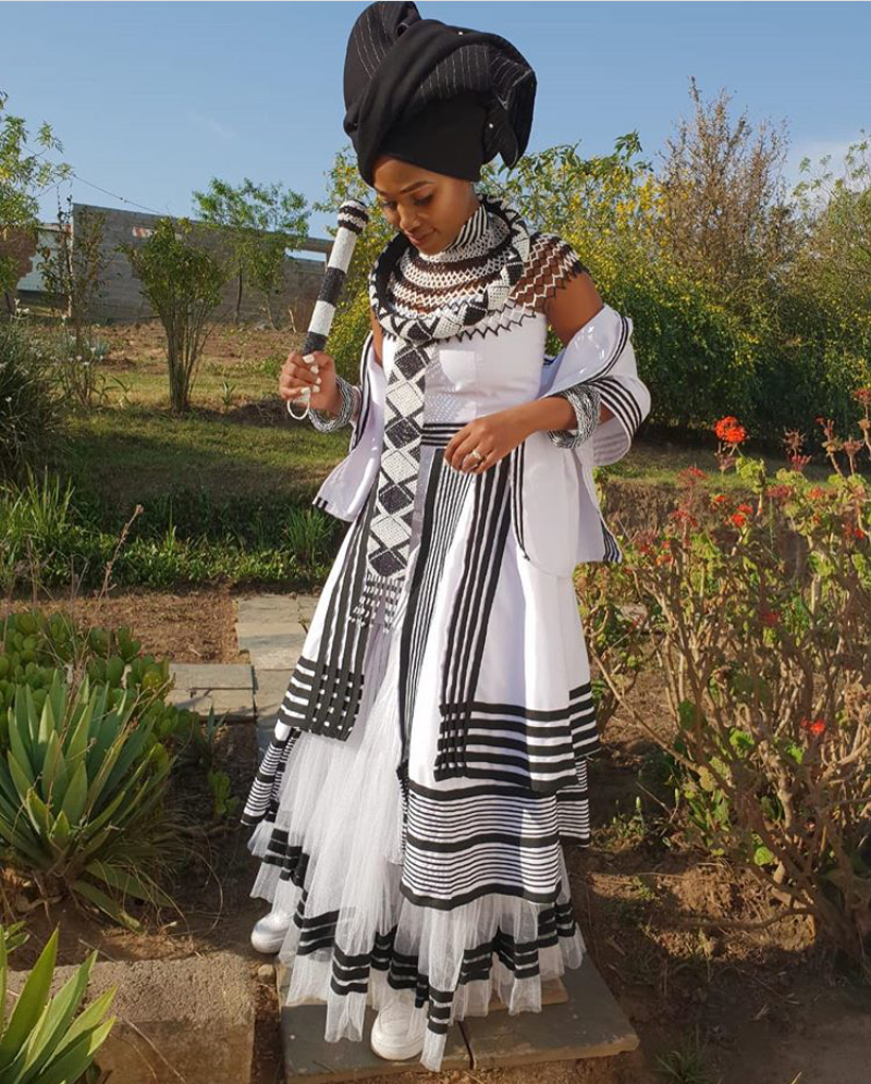 Beautiful Xhosa Traditional Wedding Attire styles 2d