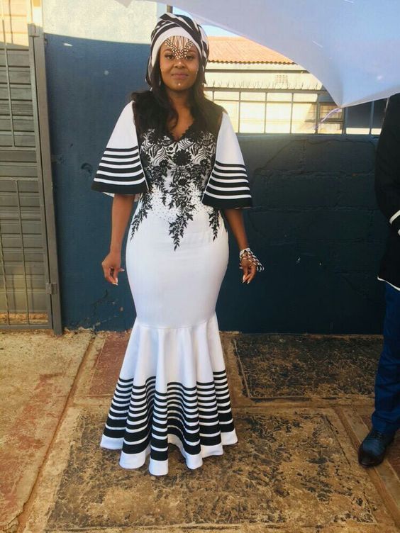 Xhosa Umbhaco and African Print Traditional Dresses – styles 2d