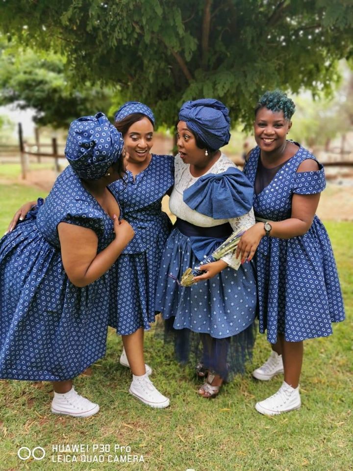 South African Shweshwe Traditional Dress Designs 2020 – styles 2d