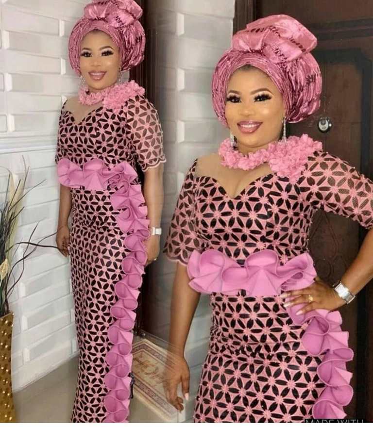 New Nigerian Asoebi Lace Styles To Try This Season – styles 2d