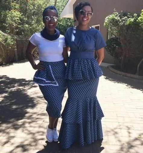 New Lesotho shweshwe Dresses for a Wedding 2020 – styles 2d