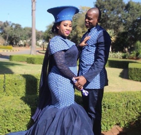 shweshwe dresses African Traditional Wedding 2020 – styles 2d