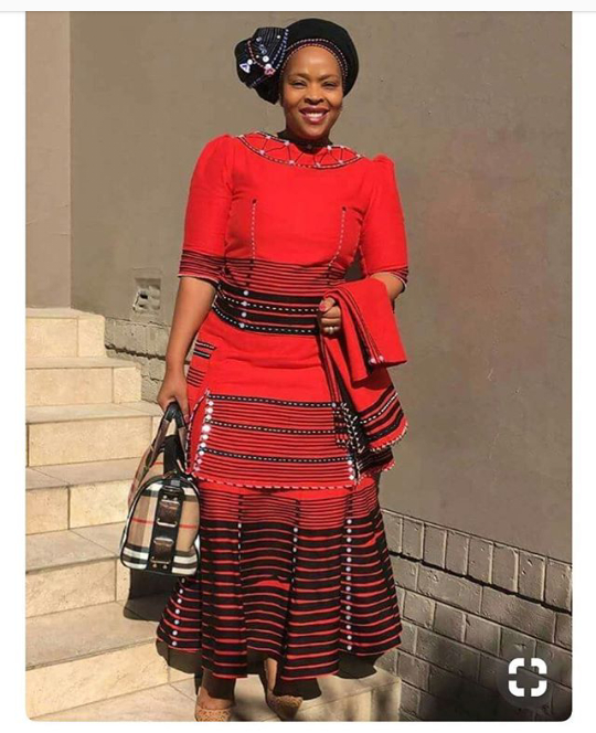 Xhosa Umbhaco Traditional Wedding Attire for Ladies – styles 2d