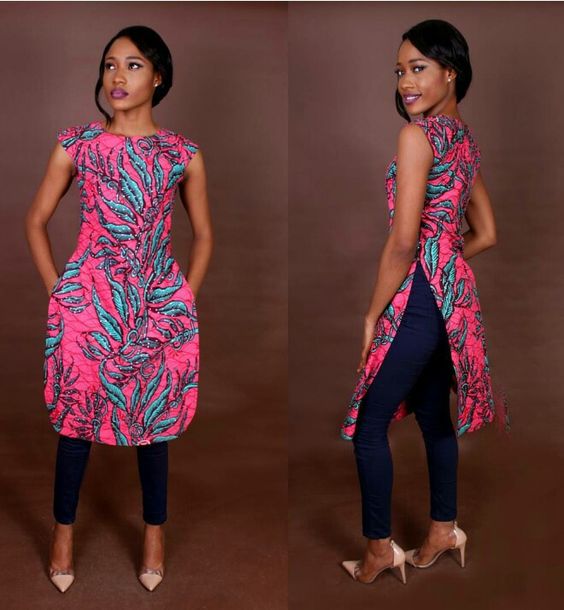 ankara long tops