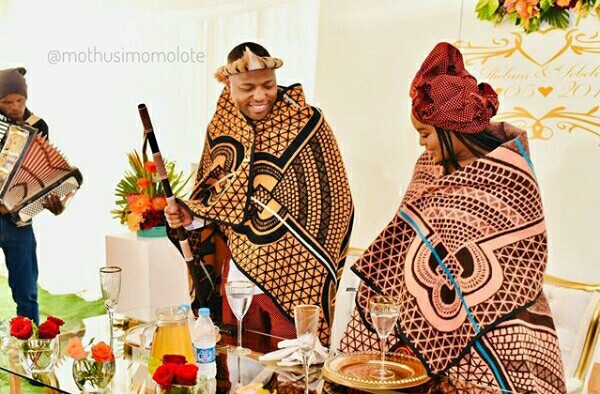 Basotho traditional wedding on sale attire