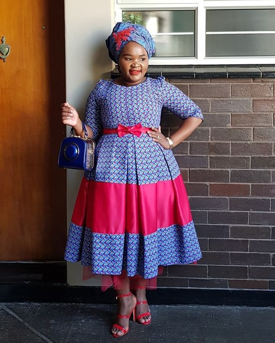 Modern sotho shweshwe dresses designs 2020 – styles 2d