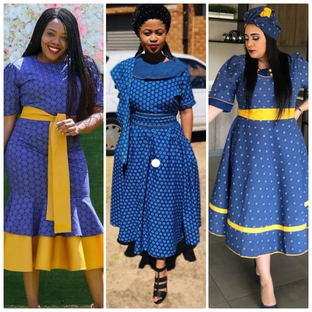 modern shweshwe dresses