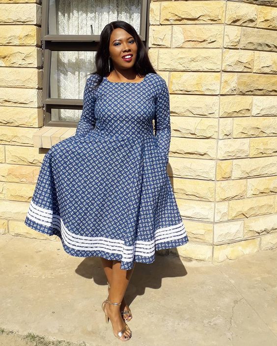 Modern sotho shweshwe dresses designs 2020 – styles 2d