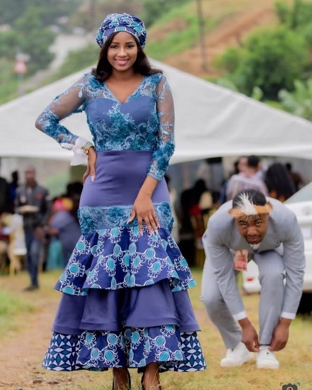 15 Unique Shweshwe Wedding Dresses – Xclusive Styles 2022 – Latest African
