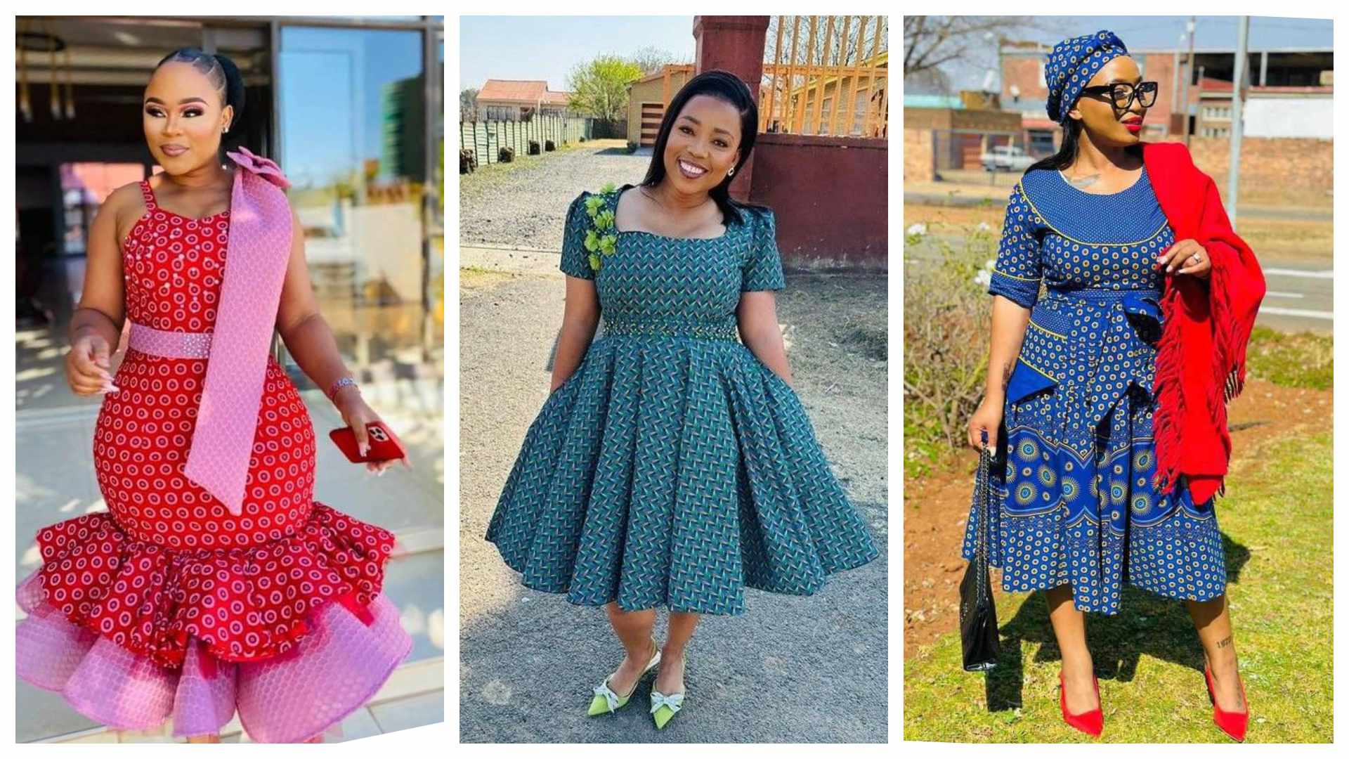 2024 Cute & Perfect Shweshwe Dresses in Lesotho – styles 2d