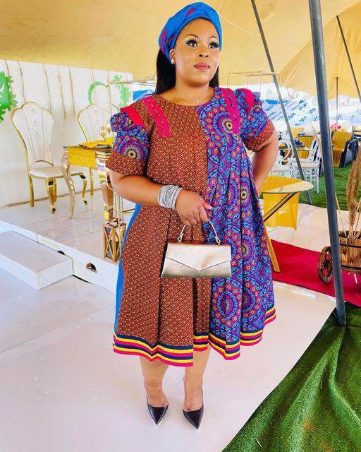 Dazzling Shweshwe Traditional Attire 2024 Perfect for Wedding – styles 2d