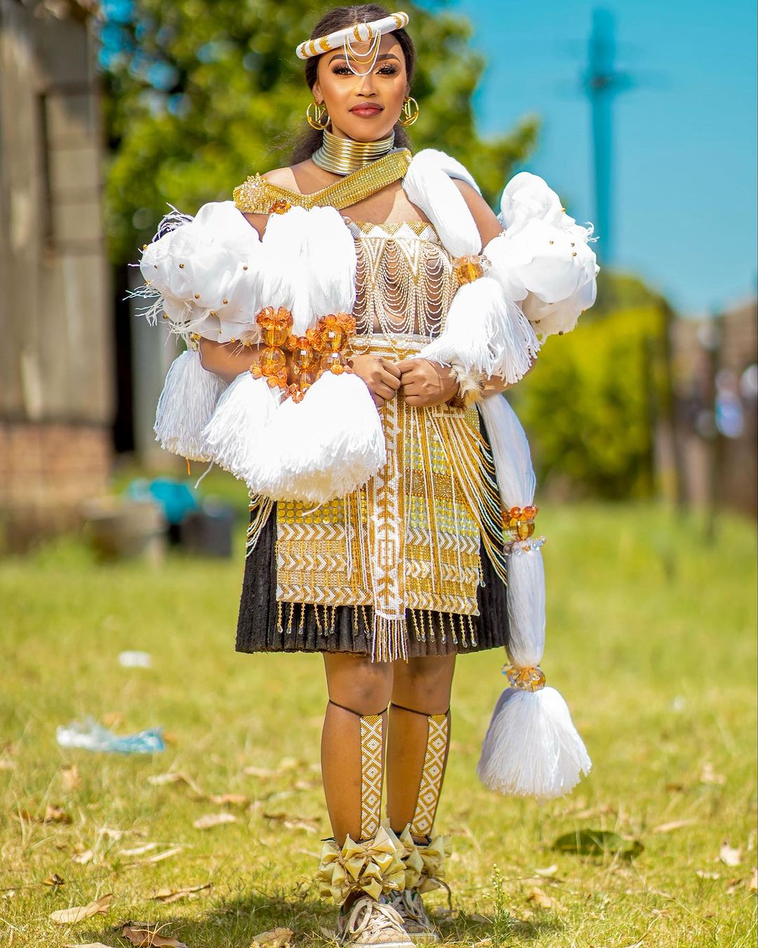 Fashionable Zulu Traditional Attire For Wedding 2024