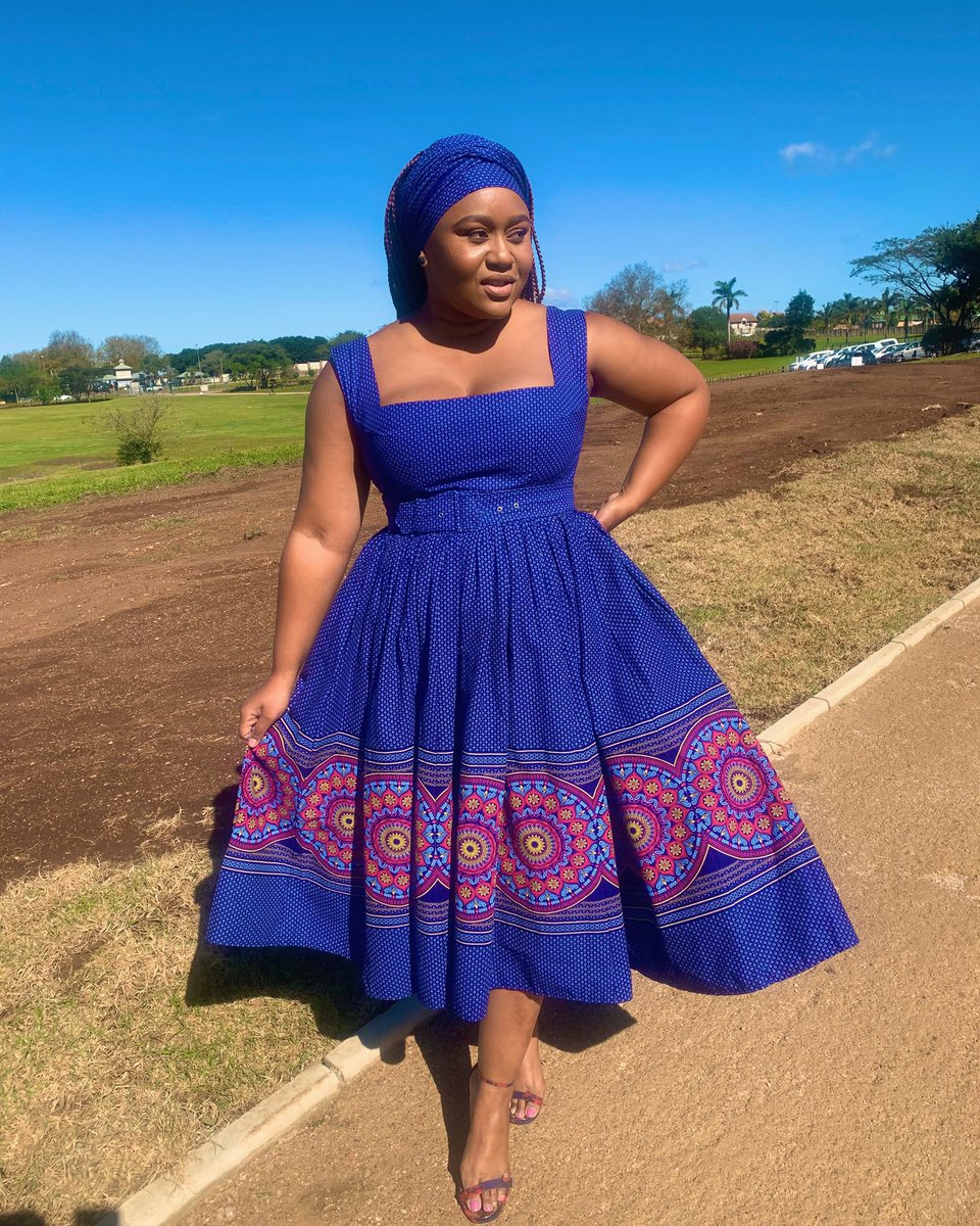 Dress to Impress: Elegant Seshoeshoe Dresses for Makoti Lesotho – styles 2d