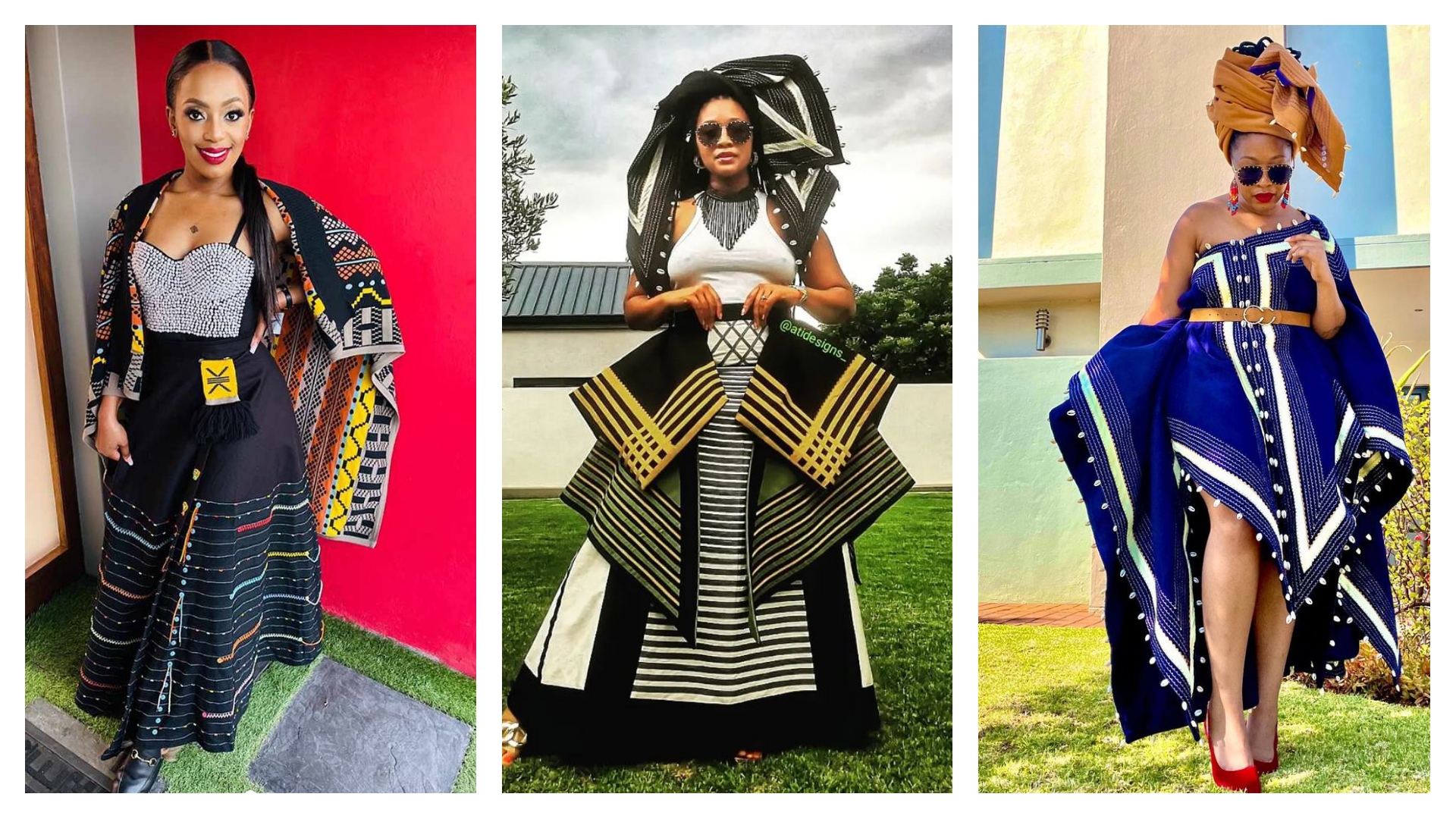 MODERN XHOSA SOUTH AFRICAN TRADITIONAL DRESSES For LADIES 2024 – styles 2d