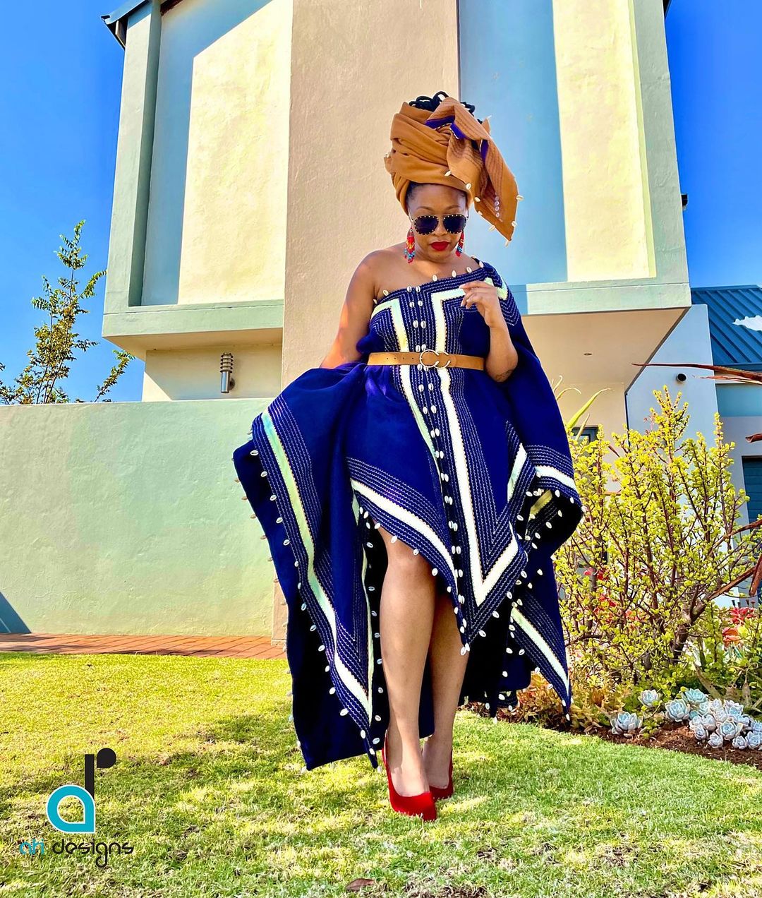 MODERN XHOSA SOUTH AFRICAN TRADITIONAL DRESSES For LADIES 2024 – styles 2d