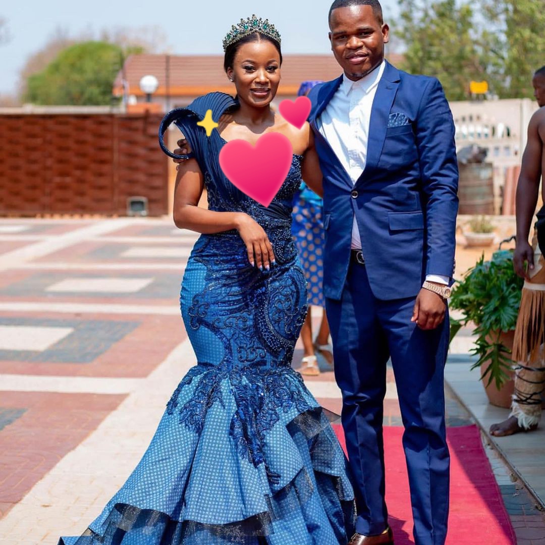Trendy Traditional South African Shweshwe Wedding Dresses For 2024 ...